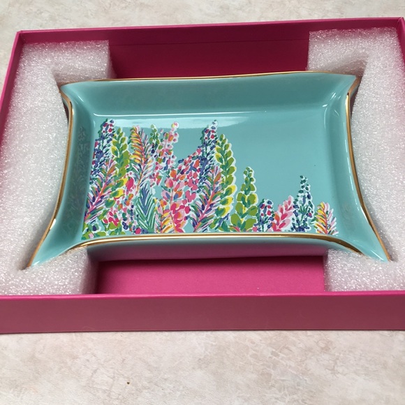 Lilly Pulitzer Other - NEW Lilly Pulitzer Floral Trinket Tray Box